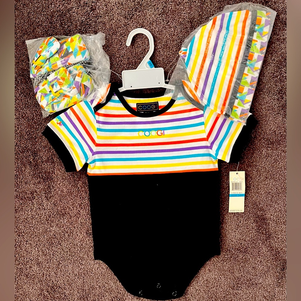 2/$20 - Baby Boys or Girls 3pc Set by “COOGI” - Size 24mths - New with Tags! ☺️